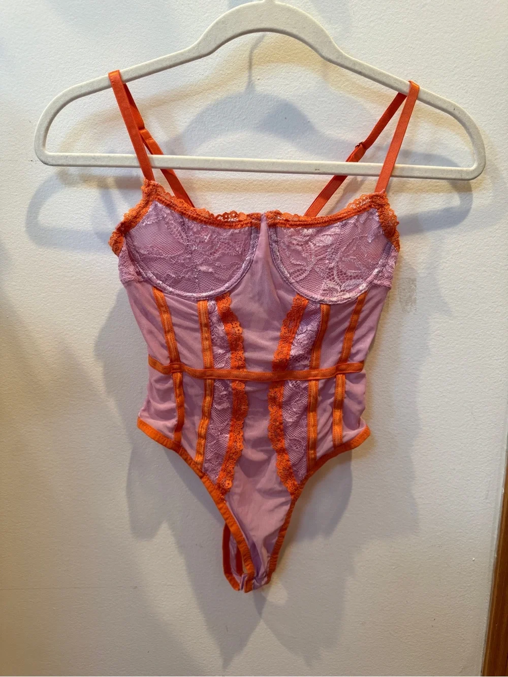 Purple Lingerie skirt set